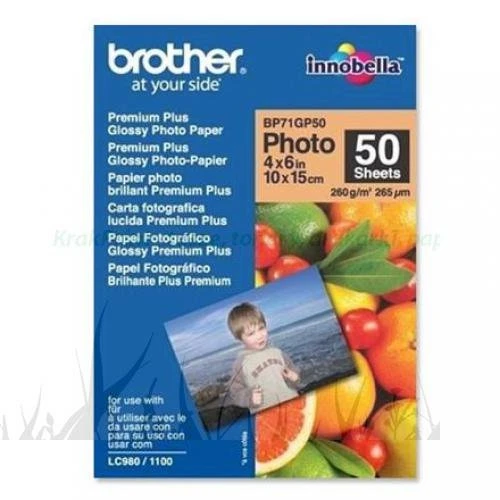 Brother BP71GP50 (Papier Photo Glossy Premium Plus 10x15 260g)