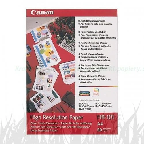Canon Papiery, Folie HR-101 A4 Paper/high resolution 50ark. (1033A002)
