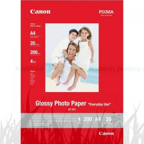 Papier CANON Everyday Use Glossy GP-501 200 g/m2 - A4 / 20 arkuszy (0775B082)
