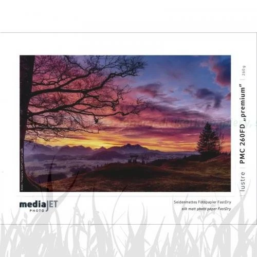 Papier fotograficzny mediaJET Lustre Premium 260g (A4) PMC 260FD - 50 arkuszy (0237059741)