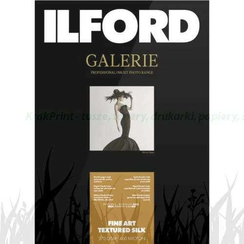 Papier fotograficzny Ilford Galerie Fine Art Textured Silk 270g - A4 (25 arkuszy) (2002753)