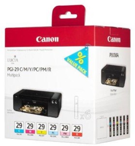 Zestaw tuszy Canon PGI29 do Pixma Pro-1 | C/M/Y/PC/PM/R (4873B005)