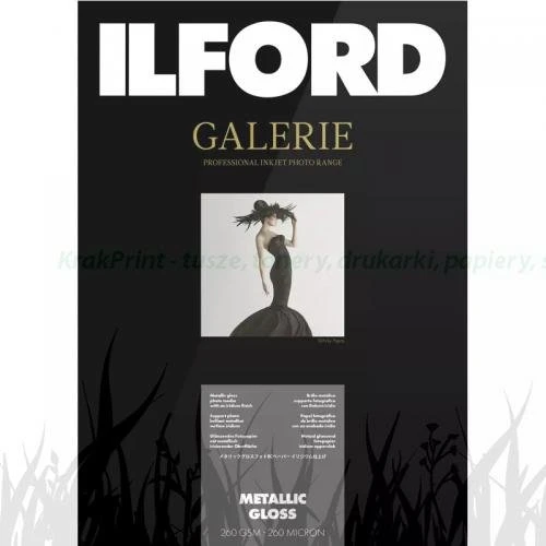 Papier fotograficzny Ilford Galerie Metallic Gloss 260g - A4 (25 arkuszy) (2003180)