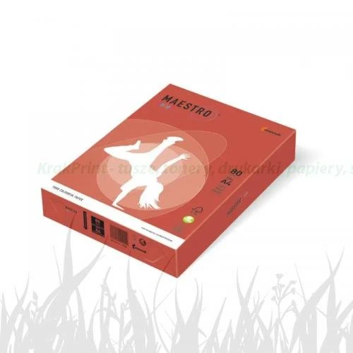 Papier Mondi MAESTRO Color Intensiv - CO44 - czerwie? koralowa (A4/80 g/m2) - 5 ryz (CO44)