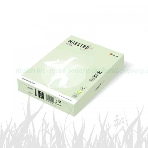 Papier Mondi MAESTRO Color Pastell - GN27 - jasna ziele? (A4/80 g/m2) - 5 ryz (GN27)