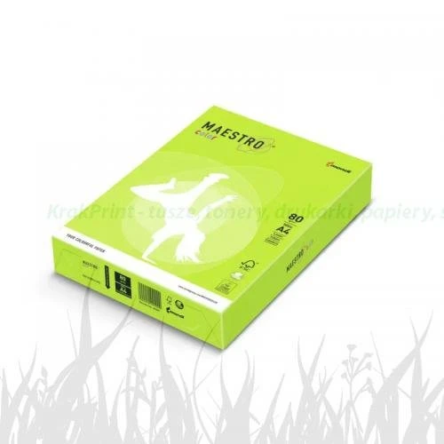 Papier Mondi MAESTRO Color Neon - NEOGN80 - neon zielony (A4/80 g/m2) - 5 ryz (NEOGN80)