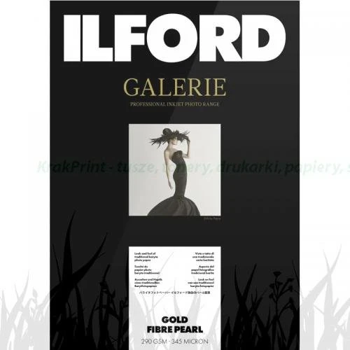Papier barytowy fotograficzny Ilford Galerie Gold Fibre Pearl 290g - A3+ (50 arkuszy) (2002697)
