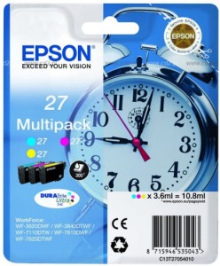 Tusz Epson Oryginał C13T27054010 Color(CMY) C13T27054012