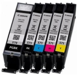ZESTAW 5 TUSZY Canon Oryginał  PGI570/CLI571 (0372C004) Color(CMYK)