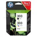 Tusze 3YM92AE HP Envy Photo 6220 6255 7120 7820, Inspire 7220e + kolor 303 (3YM92AE#301) Black