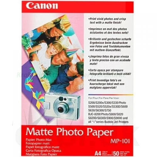 Papier Canon MP101 Photo Paper Matte | 170g | A4 | 50ark (7981A005)