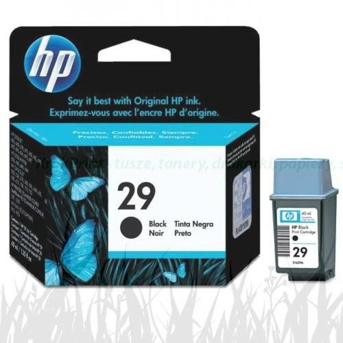 Hewlett-Packard Oryginał 51629AE - Głowica z tuszem (Nr.29) Black