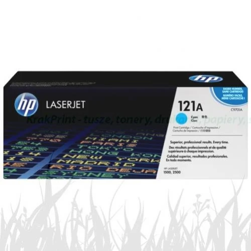 Toner HP 121A do LaserJet 1500/2500 (C9701A) | 4 000 str. Cyan