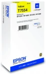 Tusz Epson T7554 do WF-8010/8090/8510/8590 | 5000str. (C13T755440) Yellow