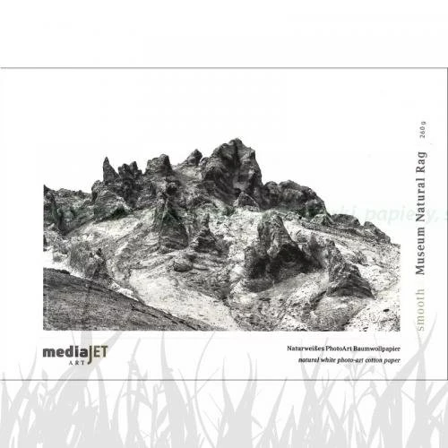 Papier w roli mediaJET Museum Natural Rag 260 g - 1118 mm x 15 m (0550121521)
