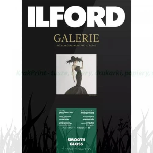 Papier fotograficzny Ilford Galerie Smooth Gloss 310g - 13x18 (100 arkuszy) (2001731)