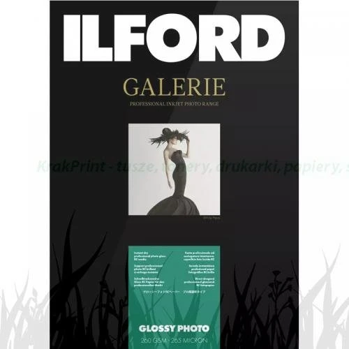 Papier fotograficzny Ilford Galerie Glossy Photo 260g - 13x18 (100 arkuszy) (2004023)