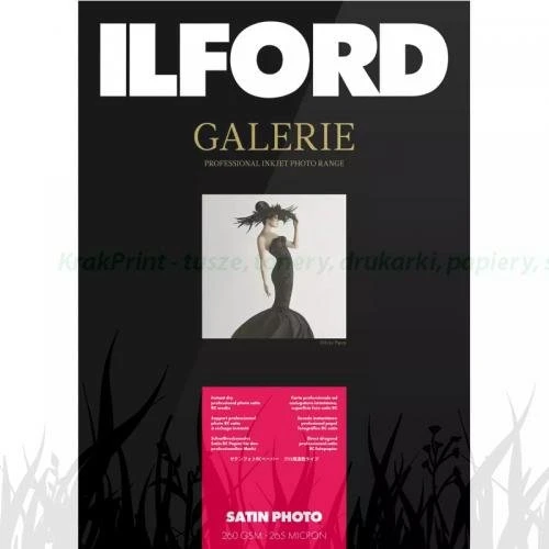 Papier fotograficzny Ilford Galerie Satin Photo 260g - 13x18 (100 arkuszy) (2004022)