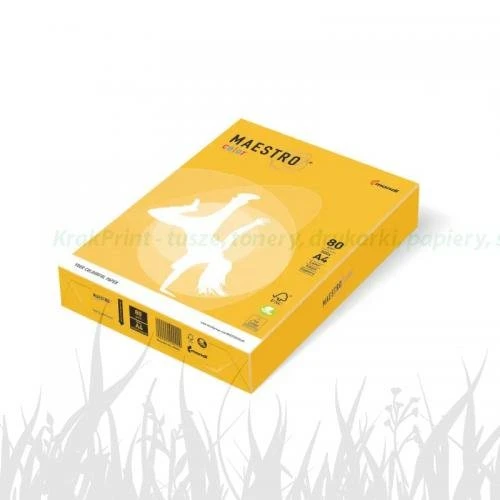 Papier Mondi MAESTRO Color Intensiv - SY40 - ???ty s?oneczny (A4/80 g/m2) - 5 ryz (SY40)