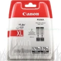 Tusz Canon PGI-570PGBKXL do Pixma MG-5750/6850/7750 | 2x22ml (0318C001) Black DWUPAK