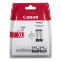 Tusz Canon PGI-570PGBKXL do Pixma MG-5750/6850/7750 | 2x22ml (0318C001) Black DWUPAK