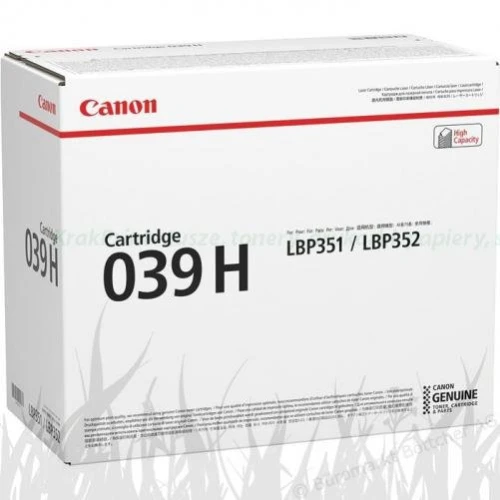 Toner Canon Oryginał 039H | 25000 str. (0288C001 / 0288C002) Black