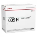 Toner Canon Oryginał 039H | 25000 str. (0288C001 / 0288C002) Black