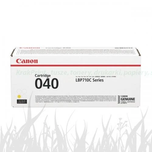 Toner Canon CRG040Y do LBP710Cx/712Cx | 5400 str. (0454C001) Yellow