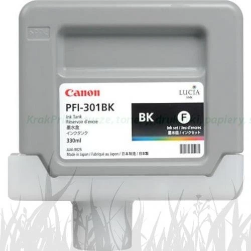 Tusz Canon Oryginał PFI-301BK do IPF8000/9000 | 330ml (1486B001AA) PhotoBlack