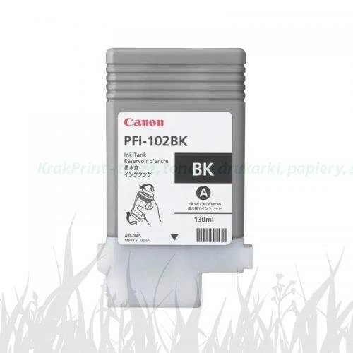 Tusz Canon do do IPF-500/600/605 | PFI-102BK | 130ml (CF0895B001AA) Black