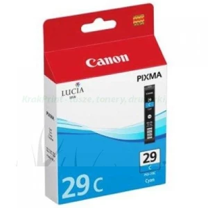 Tusz Canon Oryginał PGI-29C (4873B001) Cyan