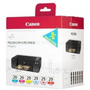 Zestaw tuszy Canon PGI29 do Pixma Pro-1 | C/M/Y/PC/PM/R (4873B005)