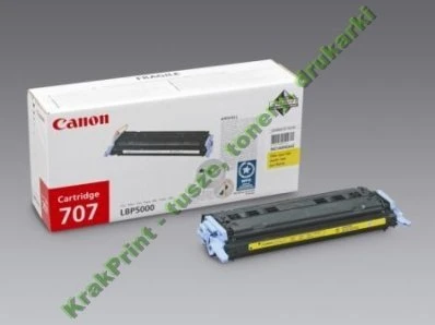 Toner Canon CRG707Y do LBP-5000/5100 | 2 000 str. (9421A004AA) Yellow