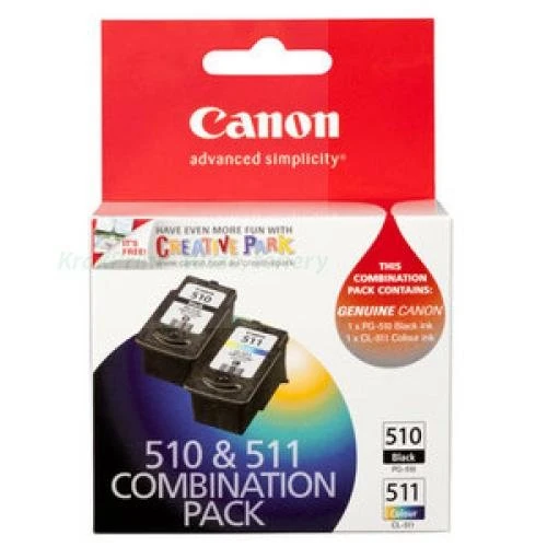 Tusz Canon Oryginał PG-510/CL-511 (2970B010) Color(CMYBk)