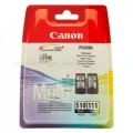 Tusz Canon Oryginał PG-510/CL-511 (2970B010) Color(CMYBk)