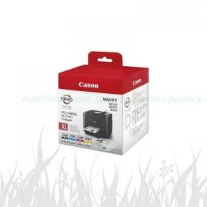 Zestaw czterech tuszy Canon PGI2500XL do MB-5050/5350 (9254B004 / 9254B010) | 4 x 19.3ml  Color(CMYBk)