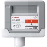 Tusz Canon Oryginał PFI-301R do IPF8000/9000 | 330ml (1492B001) Red