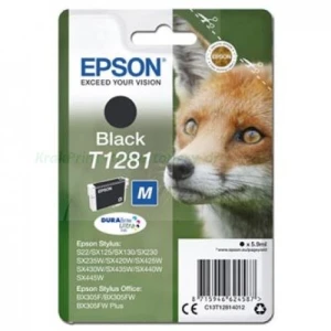 Tusz Epson Oryginał T1281 (C13T12814010 / C13T12814012) Black