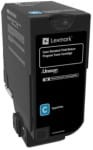 Toner Lexmark Oryginał 74C2SC0 Cyan