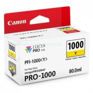 Tusz Canon Oryginał PFI-1000Y (0549C001) Yellow