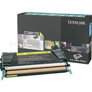 Lexmark Oryginał C736H1YG - Toner Yellow