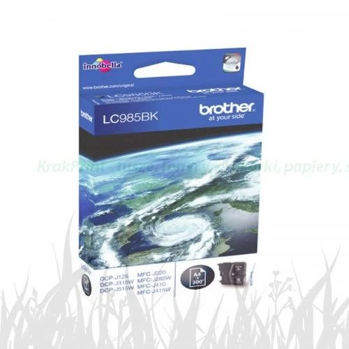 Tusz Brother DCP-J125/J315W/515W | 300str. (LC-985Bk) Black