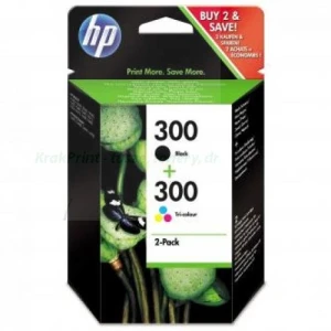 Hewlett-Packard Oryginał CN637EE - Tusz (Nr.300 Bk+Col) Color(CMYBk)