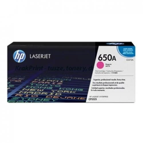 Toner HP 650A do Color LaserJet CP5525, M750 | 15 000 str. (CE273A / CE273A) Magenta
