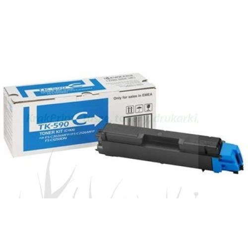 Toner Kyocera TK-590C do FS-C2026/C2126 | 5 000 str. | TK-590C Cyan
