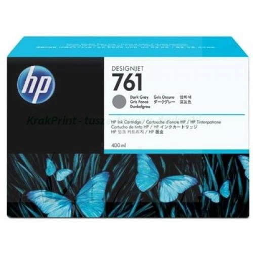 Tusz HP Nr.761 do Designjet T7100 | 400ml (CM996A) DarkGrey