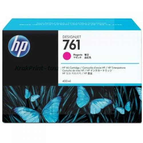 Tusz HP Nr.761 do Designjet T7100 | 400ml (CM993A) Magenta