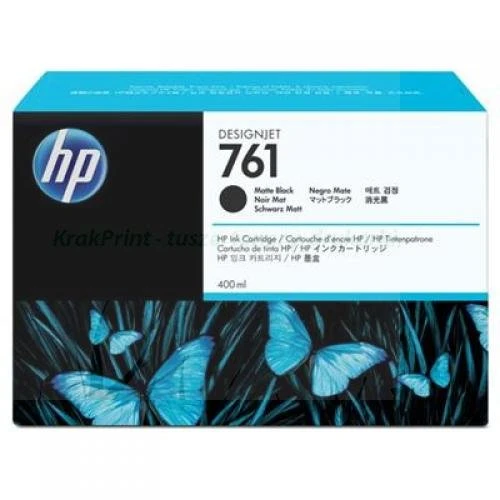 Tusz HP Nr.761 do Designjet T7100 | 400ml (CM991A) MatteBlack