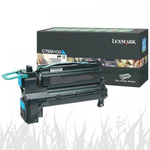 Oryginalny Toner Cyan Lexmark C792, X792 (C792A1CG) Cyan