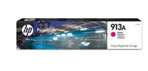 Tusz HP 913A do PageWide Pro 452DW/DWT, 477DW/DWT | 3 000 str. (F6T78AE) Magenta